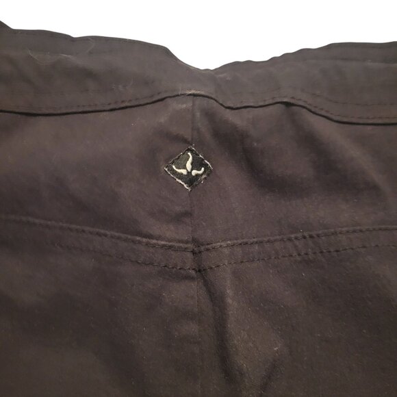 Prana‎ Black Capri Pants M Drawstring Waist Casual Wear designer hiking outdoor - Picture 5 of 8